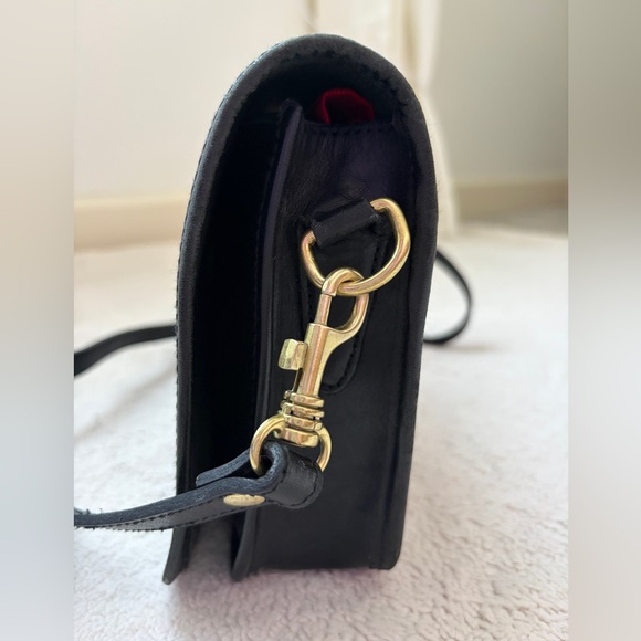 Vintage Hunt Club Black Leather Crossbody Bag - Picture 5 of 16